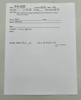 100-043-000 Teknar Image-2000 Mentor Ophthasonic Image 2000 S Very Clean Home Lab #2