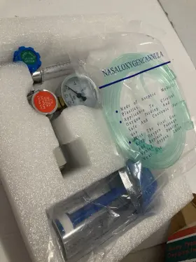 Terizger 435315367203 Buoy Type Oxygen Inhalator Absorber Flow Meter Pressure Gauge 10 L/min #3