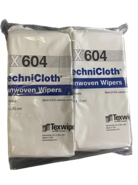 776un604 Texwipe Tx604 Cleanroom Wipe Technicloth Cellulose/polyester 4x4 Inch 13 200 Wipes