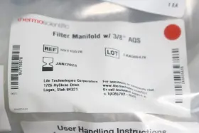 Sut15578 Thermo Scientific Thermoscientific Filter Manifold With 3/8 Inch Aqs New