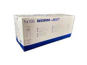 1224m79 Thomas Scientific Norm-ject 20ml Single Use 2-piece Non Pyrogenic Luer Lock Solo 100/cs