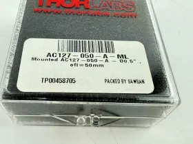 Ac127-050-a-ml Thorlabs - F 50 Mm 1/2 Inch Achromatic Doublet Sm05-threaded Mount #2