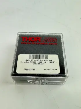 Ac127-050-a-ml Thorlabs - F 50 Mm 1/2 Inch Achromatic Doublet Sm05-threaded Mount