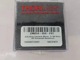 Cm254-050-f01 Thorlabs Cm254-025-p01 - 1 Inch Uv-enhanced Al-coated Concave Mirror F 50.0 Mm