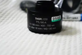 Ttl180-a Thorlabs Tube Lens F 180 Mm Arc 350 - 700 Nm External Sm2 Threads #3 Ttl180-a Thorlabs Tube Lens F 180 Mm Arc 350 - 700 Nm External Sm2 Threads #3