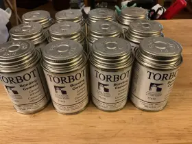 Tt410 Torbot 700191931434 Liquid Bonding Cement With Brush In Cap Latex 4 Oz. Can 12 Pack