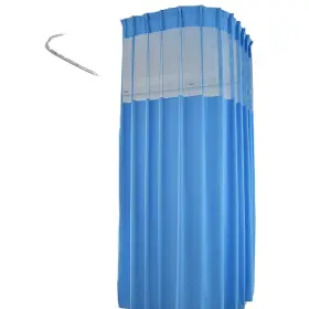 Ttz 126153461572 Hospital Curtain With Flat Hooks For Medical Clinic Spa Lab Cubicle
