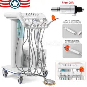 Zhzlt117006091c Tuojian Dental Unit Chair Stool Computer Controlled/delivery Cart Suction System