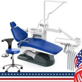 Zlt117006090c Tuojian Computer Controlled Dental Unit Chair Dc Motor Hard Leather/mobile Delivery Cart
