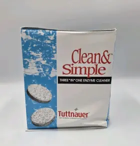 Cso144 Tuttnauer Clean And Simple Ultrasonic Enzyme Cleaner 144 Tablets 72 Gallons 03/28