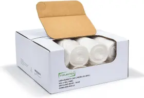 Hd434812-10c Typlastics 45-48 Gallon Clear Trash Can Liners - 25 Count Pack Of 8