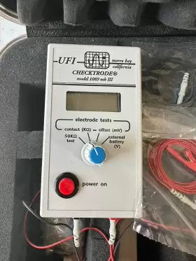 1089 Ufi Checktrode Mkiii Impedance Meter Case Electrode Tester Total Contact #2