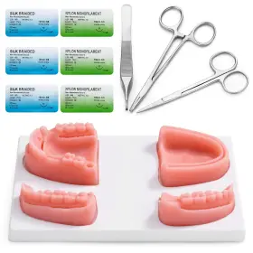 Ul0120 Ultrassist Suture Training Kit Dental Practice For Gum Cutting Gingival Suturin