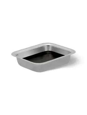 United Scientific 840287249484 Aluminum Dissecting Pan With Black Wax 8 Inch X 6 Designed For Use In Biolog