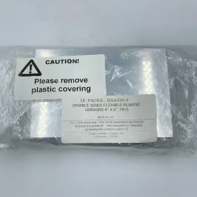 Msa4x6-f United Scientific Supplies Inc. Msa4x6f Double Sided Flex Plastic Mirror 45 Pcs 4 Inch X 6