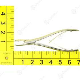26190 Unmarked X Luer Rongeur 7in 17.8cm Straight Jaws 8mm Bite 26-190 #2