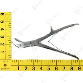 28-2582 Unmarked X 282582 Angular Rongeur 9in 229mm Long 5mm 13mm Bite #2 28-2582 Unmarked X 282582 Angular Rongeur 9in 229mm Long 5mm 13mm Bite #2