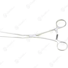 35-3492 Unmarked X 353492 Leland Jones Clamp 8in 20.3cm Delicate 3mm Jaws Angled 20 Degrees 35-3492 Unmarked X 353492 Leland Jones Clamp 8in 20.3cm Delicate 3mm Jaws Angled 20 Degrees