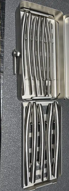 500-435 Unmarked X 500435 Hagar Uterine Dilators 7-1/2in 185mm Single-ended 18.5mm