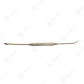 Au5550 Unmarked X Plain Ear Spoon And Hook 5-1/2in Length