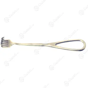 Su3563-01 Unmarked X Su356301 Volkmann Retractor 8-3/4in 22.2cm Length 5 Prongs Sharp