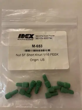 M-653x10 Upchurch Scientific M-653 Idex Nut Pieces