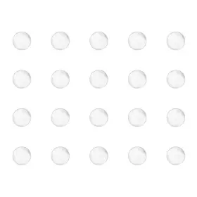 Uxcell 894878070878 3mm Solid Round Clear Glass Ball Boiling Stones Soda Lime Beads