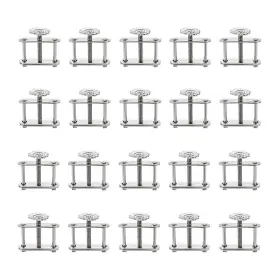 A19112500ux1787 Uxcell Flow Control Tubing Clamps Adjustable Swivel Screw Compressor Hose Cla