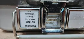 Cd0-3b V. Mueller Baxter Genesis 10 Inch X 7 3 Sterilization Container With Basket H #2