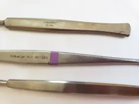 Mo1280 V. Mueller Be360 Fisher Tonsil Pillar Retractor&freer Elevator Mo1230 And #3
