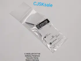 Ch7140 V. Mueller Debakey Peripheral Vascular Clamp Made In Germany New