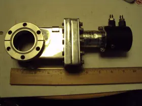 101-1500 Vacuum Apparatus 2-3/4 Inch Conflat Gate Valve Pneumatic Operator