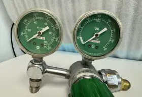 19600006 Veriflo Corporation Oxygen Tank Gauge Regulator #3