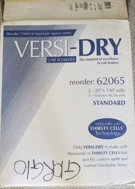 62065 Versi-dry Lab Soakers 20 Inch X 150ft. 62065. 1.2 Rolls