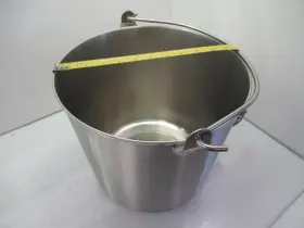 59150 Vollrath Stainless Steel Utility Pail Silver