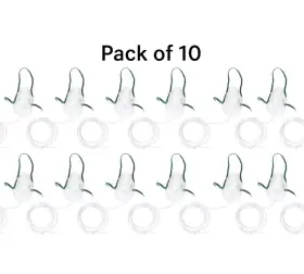 001361 Vyaire 10 Airlife Adult Oxygen Mask Adjustable Head Strap Elongated Style