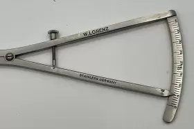 01-0416 W. Lorenz Castroviejo Caliper Straight Stainless Steel Germany 27 #2