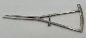 01-0416 W. Lorenz Castroviejo Caliper Straight Stainless Steel Germany 27 #3