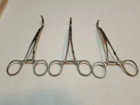 34-8795 W. Lorenz 34-8791 34-8790 Cooley Aorta Clamp Lot Of 3 Mj6