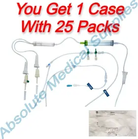 A805-w Walrus 25-packs Codan Administration Set High Flow Stopcock Sterile