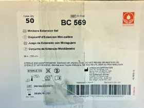 71.7139 Walrus Bc569 Box Of 50 Codan Minibore Extension Set 59 Inch 150cm