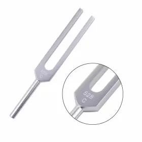 7.97646e Wanqin 11 Tuning Fork 528 Hz With Silicone Hammer And Cleaning Cloth For D #2