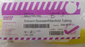 984.0165.000 Watson Marlow Tubing Solvent Resistant Manifold 1.29mm 12/pk