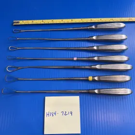 752-536 Weck 752-732 7 X Sims And Thomas Uterine Curettes Ob/gyn 752-533