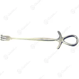 508077 Weck X Murphy Retractor 7-3/4in 3 Prong Blunt 1/2 5/16