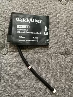 5082-84-2 Welch Allyn Durable One Piece Blood Pressure Cuff Child Sz. 9 - 2-tube