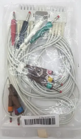 9293-046-60 Welch Allyn Ekg G65 10 Lead Wire Set Cable Sensor Wiring Harness #3