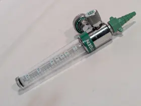 0203-8905 Western Medica Fme Oxygen Flowmeter 0.5 15 Lpm Chrome Plated Brass