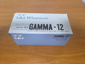 Gamma-12 Whatman Filter Unit Complete With Tube Grade 80 New