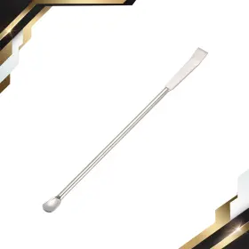 Zaplyte 664694111376 2 X Lab Sampling Reagent Spoon In 1 Double Head Stainless Steel 125mm